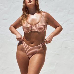 Samana Bikini Bottoms by Somerfield Swim - NAUTIQUE CRINKLE